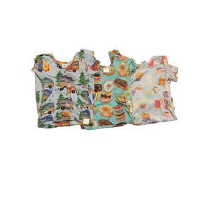 Ready Set Romper 6-12 Months Bamboo Romper Lot of 3 Baby Gender Neutral